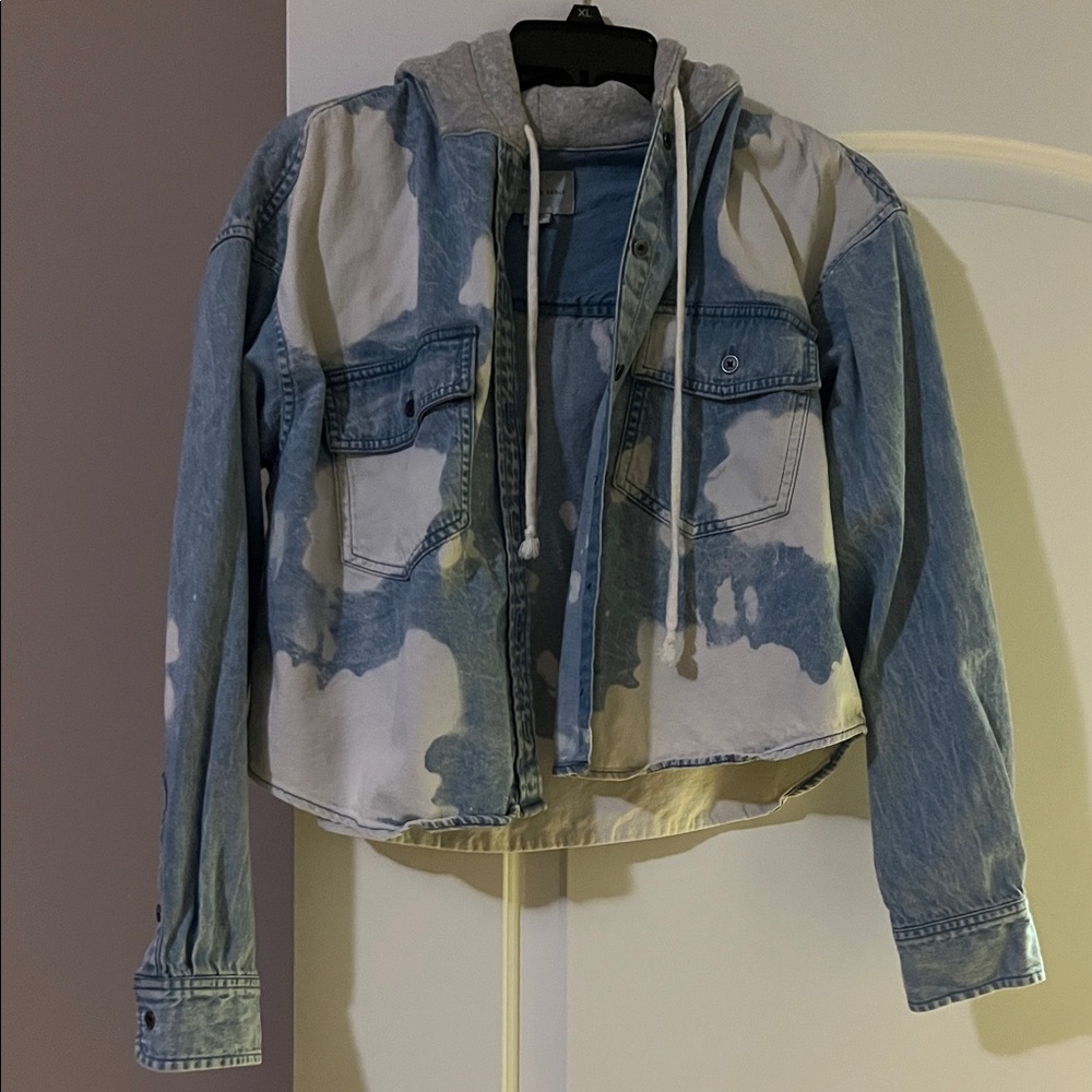 NWOT American Eagle Hoodie Denim Jacket